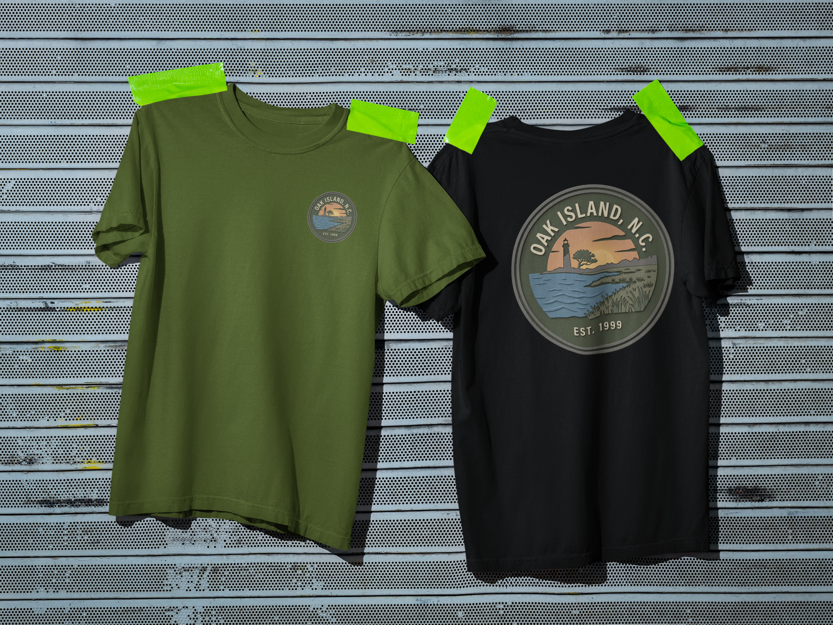 The "Oak Island OKI" T-shirt