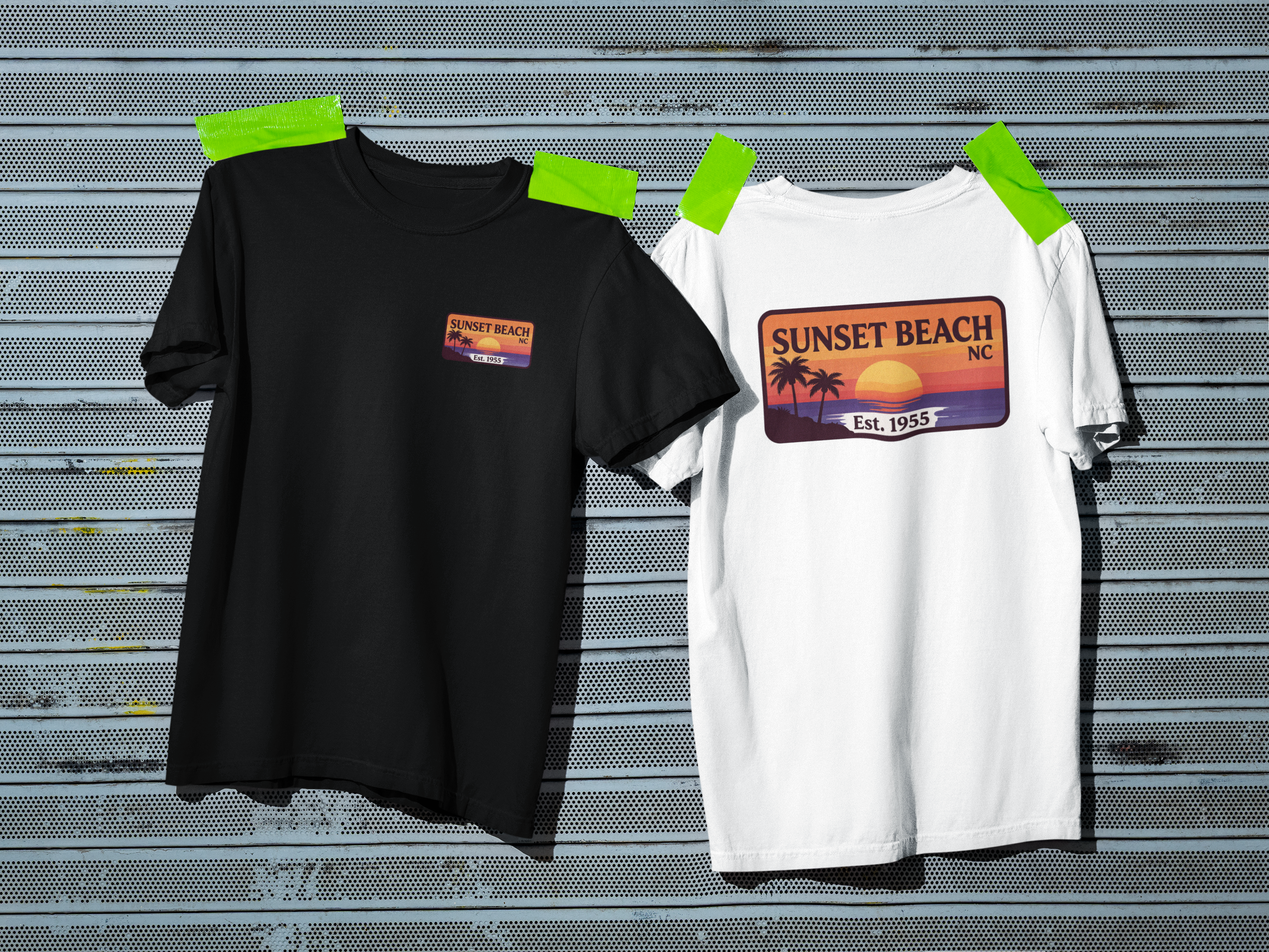 The "Sunset Beach SB1" T-shirt